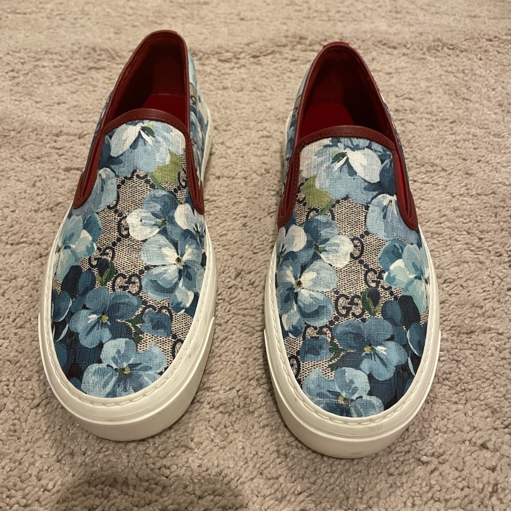 Gucci Floral Print Tennis
